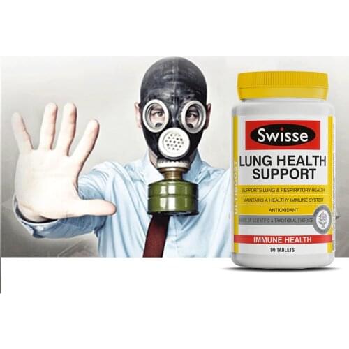 Australia Swisse Lung Respiratory Health 90 Tablets Antioxidant Support Healthy Immune System Expectorant Soothing