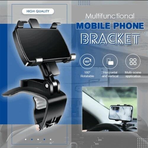Car Phone Holder Universal Smartphone Stands Car Rack Dashboard Support for Grip Mobile Phone Fixed Bracket GPS Navigation Brack