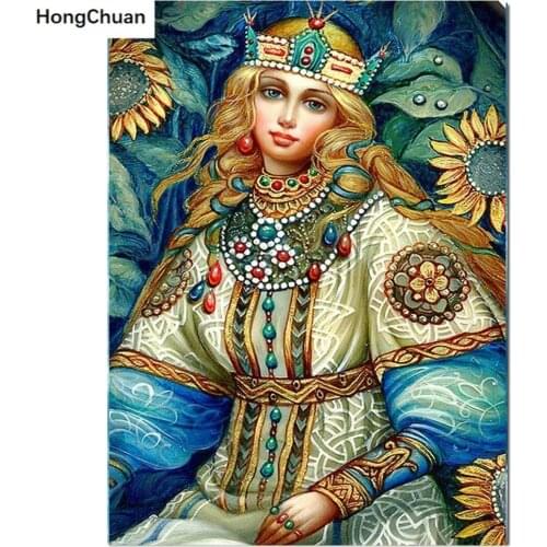 Fast delivery "tribal figures" 5D DIY round/square diamond painting mosaic housewife handicraft cross stitch homedecoration gift