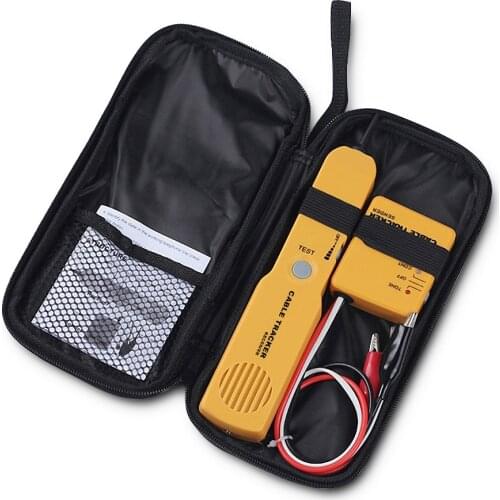 RJ11 Network Tools Kit Cable Tracker Wire Tester Cable Finder Toner Diagnose Tone Telephone Line Finder Detector