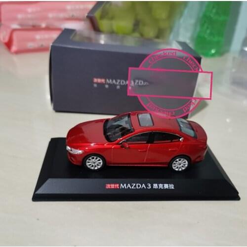 Diecast 1/43 Scale Model Cars Mazda3 Axela Alloy Static Display Adult Collection Hot Mini Birthday Gift Hot Toys
