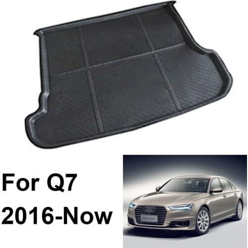 For Audi Q7 2016-Now 2016 2017 2018 2019 2020 2021 Boot Liner Car Rear Trunk Tray Cargo Mat Floor Protector