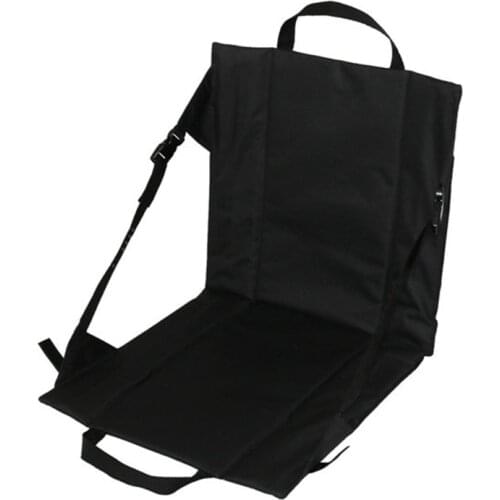 Portable Outdoor Camping Travel Folding Chair Comfort Seats with Backrest Beach Moisture-Proof Leisure Barbecue Cushion