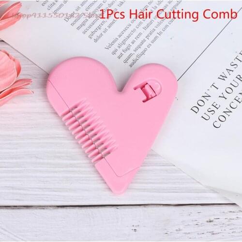 Heart Shape Thinning Hair Cutting Comb Pubic Bikini Hair Remover Trimming Tools Women Mini Trimming Accessories Combs Razor