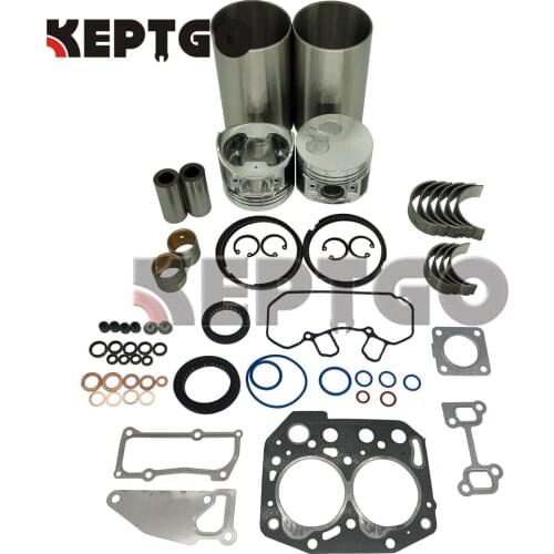For Yanmar 2D70E 2TNV70 Overhaul Rebuild Kit Piston Ring Head Gasket Bearing Set