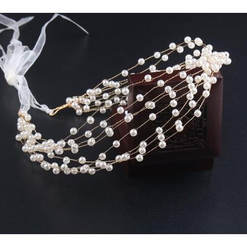 Wedding Decoration Handmade Crystal Hairband Bridal Wedding Ornaments Wedding Styling Headwear Bridal Accessories