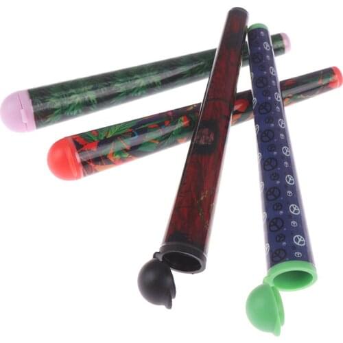 Tubes 120MM Stash Jar Joint Holder Storage Paper Cones Holder Airtight Waterproof Pill Box Without Cone 1pcs Random