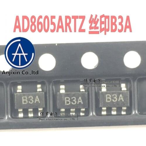 10pcs 100% orginal and new operational amplifier AD8605ARTZ AD8605 silk screen B3A SOT23-5 in stock