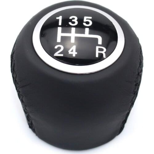 5 speed 6 speed Car Shift Knob Gear Knob Coveredr Real Leather For Fiat Grande PUNTO EVO FIAT PUNTO 2012 Car Styling Accessories