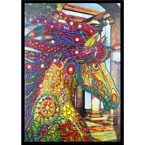 5D DIY Diamond Painting Animal Horse Special Diamond Cross Stitch Crystal Diamond Mosaic