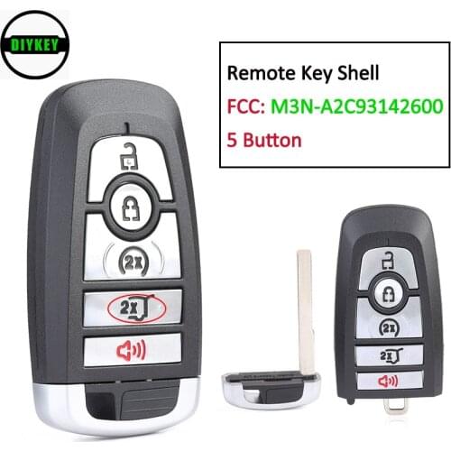 DIYKEY for Ford Fusion Explorer Expedition Edge F150 F250 F350 2017-2019 Remote Key Shell Case for M3N-A2C93142600 164-R8166