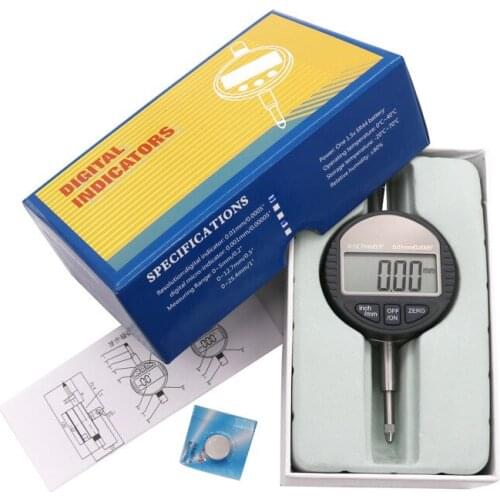 0-12.7mm electronic digital dial indicator 0.01mm dial indicator depth measurement indicator accuracy 0.001mm