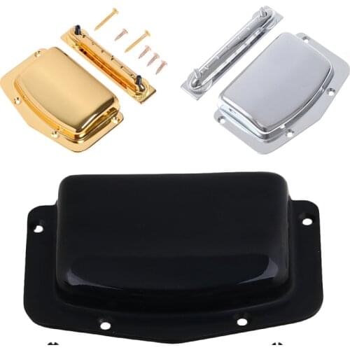 Fixed Ajustable Bridge Tailpiece For Vintage Teisco Electric Guitar Parts Replacement Chrome/Black/Gold