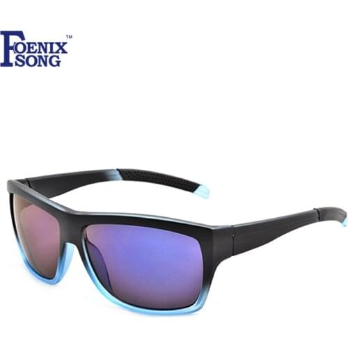 FOENIXSONG 2018 New Brand Designer Sunglasses for Women Mens Sun Glasses Female de sol Black Frame Eyewear SK5307