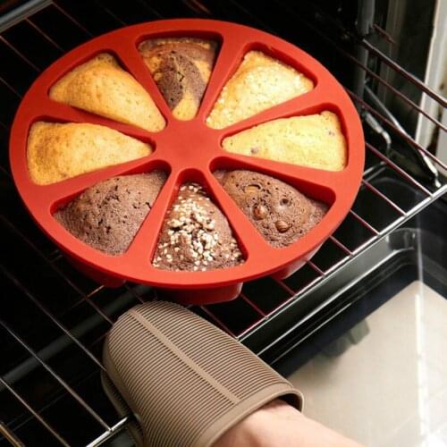 Bakeware Molds Cake Pan Silicone Cake Mold Pudding Triangle Cakes Mould Muffin Baking Tools Fondant Cake Molds