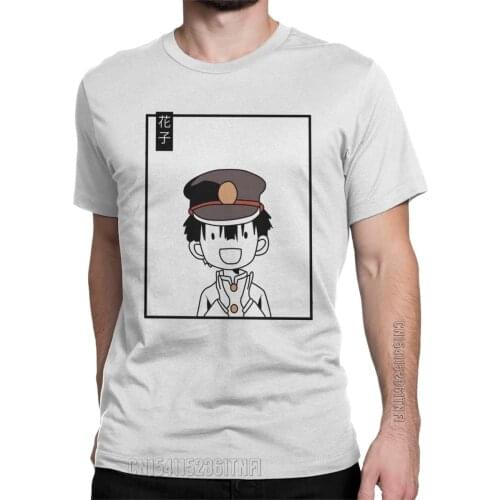 Jibaku Shounen Hanako-Kun T-Shirts Men Toilet Bound Hanako Pure Cotton Tees Crewneck Classic T Shirts Summer Clothing