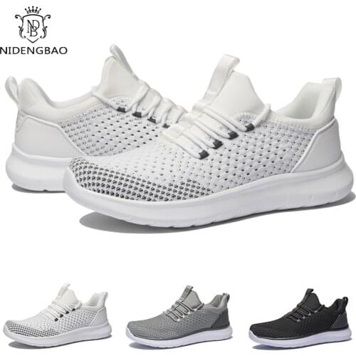 Sneakers for Men Casual Shoes Breathable Outdoor Knit Light Mens Sneakers Fashion Comfortable Walking Footwear Mens Shoes туфл