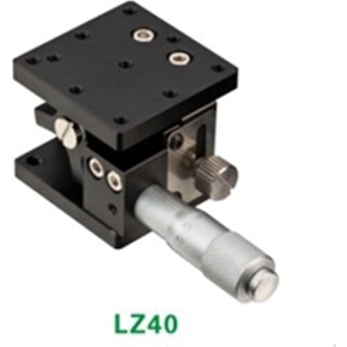 Z Level Axis 40X40MM Platform Bearing Linear Stage Load 19.6N One Guide