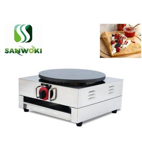LPG gas breakfast cake maker crepe making machine Pancake Machine Non-stick Griddle Baking Pan Cake Machine omelette pan