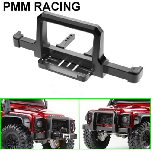 Metal Classic front bumper kit Collision avoidance For 1/10 RC Crawler Car Traxxas TRX4 Defender Upgrade parts accessories