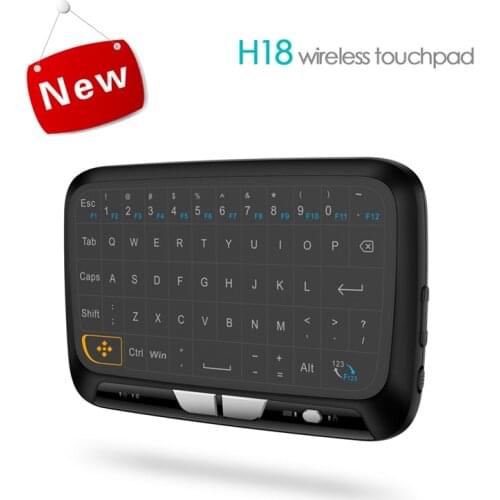 Mini H18 Wireless Keyboard 2.4 G Portable Keyboard With Touchpad Mouse for Windows Android Smart TV Linux Windows Mac