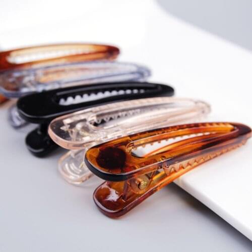 Fashion Solid Color Acrylic Hairpins Women Bangs Barrettes DIY Clothing Decoration Cute Hairstyle Design Tools Girls Accessories