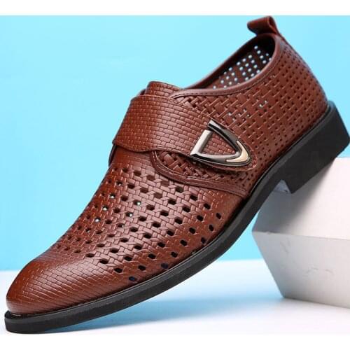 Fashion Slip On Men Dress Shoes Men Oxfords Fashion Business Dress Men Shoes 2020 New Classic Leather MenS Suits Shoesui98