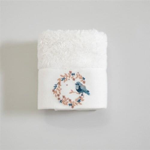Brigite Raw White Face Towel 50x90 cm