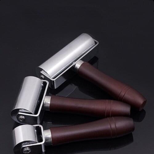 Professional Leather Roller Carbon Steel Leather Blanking Corner Leather Laminating Sewing Craft Manual Indentation Tools
