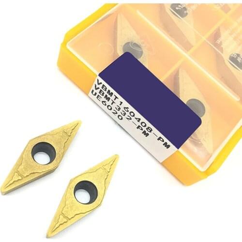 20PCS VBMT160408 PM UE6020 External Turning Tools vbmt 160408 carbide inserts High quality Lathe cutter Tool