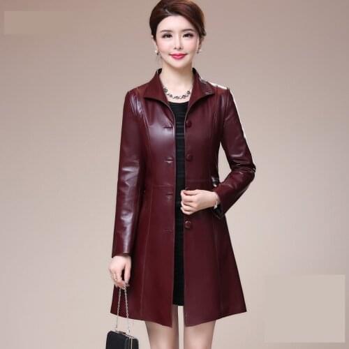 Luxury clothes Ladies' leather jackets Sheep skin Women leather coat high quality NEW Spring/autumn Women clothes fashion B4064