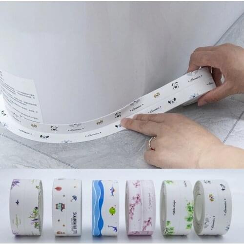 3.2M Self adhesive Sealing Strip Tape Kitchen Sink Bathroom Shower Waterproof PVC Mold Proof Wall Stickers Window Door Gap