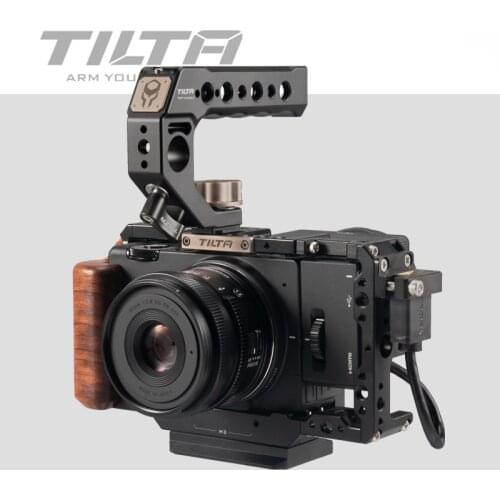 Tilta Sigma Camera Cage FOR Sigma FP SINMA FP camera dslr rig with top handle protect case wooden handle