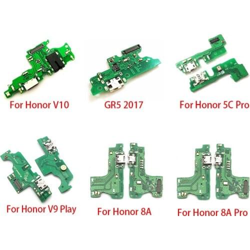 20pcs,USB Charger Charging Dock Port Connector Flex For Huawei Honor 6A 7S 6X 7X V10 5C 6C 8A Pro 7C 7A Global Version GR5 2017