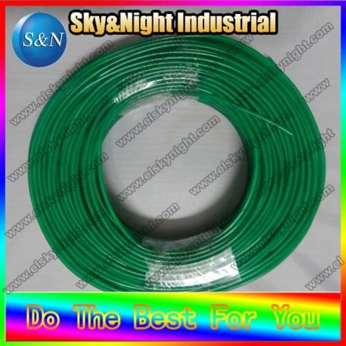 High quality flexible neon light Led EL WIRE 2.3mm-Gree color 100M/Roll with Free shipping