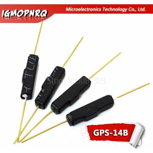 50PCS Plastic Type Reed Switch 2 * 14 Normally Open Magnetic Control Switch GPS-14B Anti-Vibration Sensors