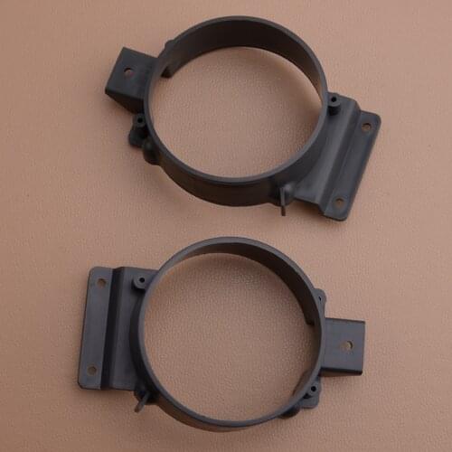 1Pair Plastic Gray Front Fog Light Lamp Bracket Fit For Ford Transit Mk7 2006 2007 2008 2009 2010 2011 2012 2013 2014