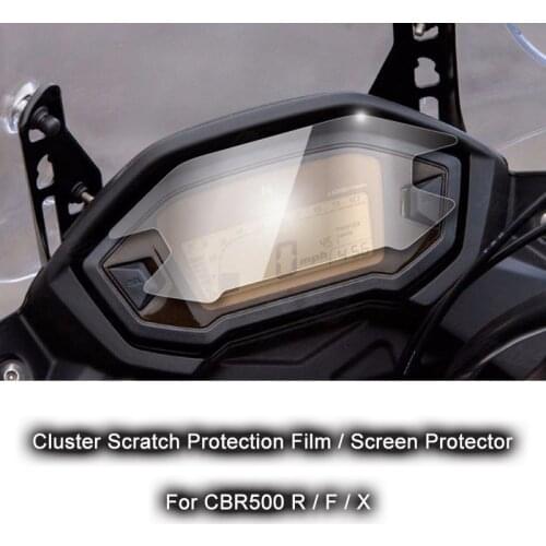 100% Brand New Motorcycle Accessories for Honda CBR500 R/F/X CBR500R CBR500F Cluster Scratch Protection Film Screen Protector