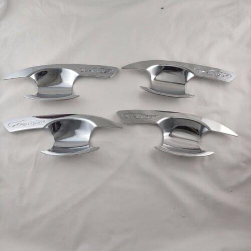 4PCS Abs Chrome plated Door Handle Bowl Covers Trim For Mitsubishi Xpander 2017 Accessories Car modification