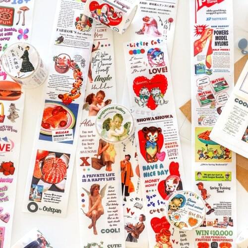 6PCS/LOT the light of vijebsk series paper decorative tape sulfuric acid paper tape