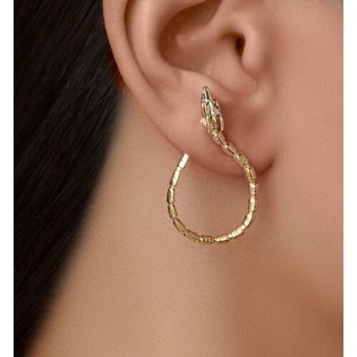 925 Sterling Silver Dragon Earrings