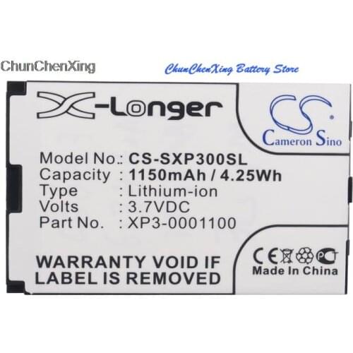 Cameron Sino 1150mAh Battery XP3-0001100 for Sonim/Socketmobile XP3