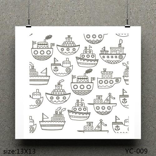 AZSG Ship/Cruise Clear Stamps For Scrapbooking DIY Clip Art /Card Making Decoration Stamps Crafts