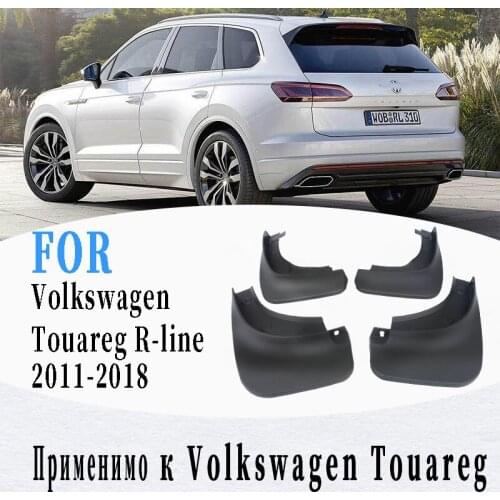 Mud-flaps for volkswagen touareg R-Line mudguard splash guard fenders mud flaps car accessories auto styline 4 pcs 2011-2018