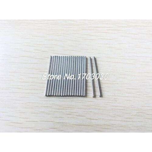 RC Toy Car Model Part Stainless Steel Round Rods Axles 40mm x 2mm 60Pcs