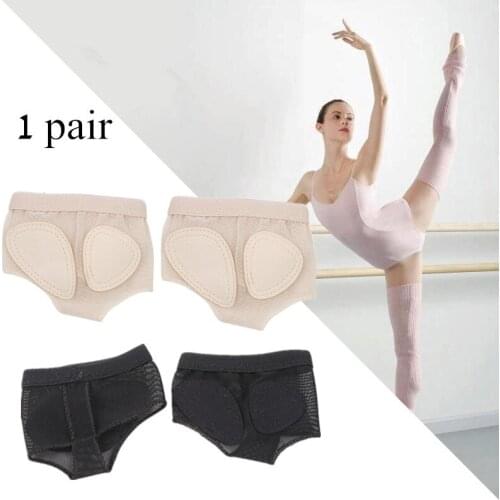 2 Colors XS-XL Breathable Belly Dance Ballet Half Sole Elastic Toe Pad 1Pair
