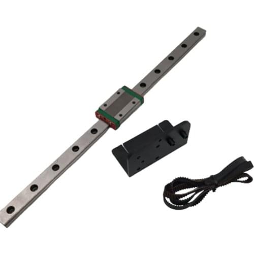 Funssor 1pcs X axis hiwin MGN12H linear rail mod & screws nuts GATES timing belt kit for Ender 3 and Pro