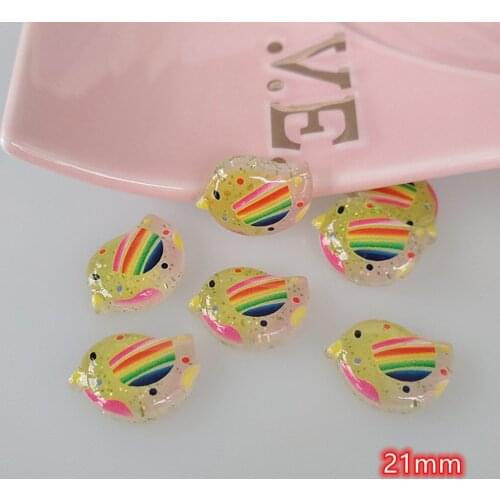 Cabochons Birds 20pcs Resin Decoration Crafts Beads Flatback Cabochon Scrapbooking DIY Embellishments Kawaii Diy Accessories