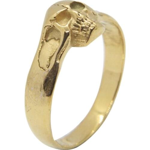 Support Dropship Unisex Skull Ring 316L Stainless Steel Jewelry Size 7-12 Fashion Ring