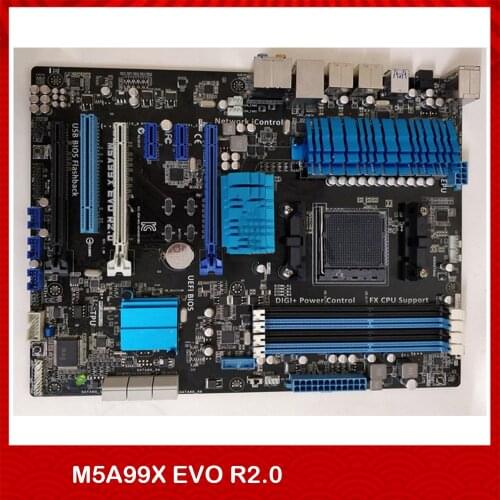 Desktop Motherboard For ASUS M5A99X EVO R2.0 AMD 990X Bulldozer AM3 Perfect Test,Good Quality